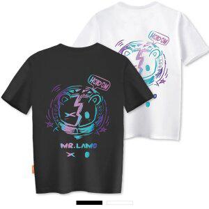 엘라모 네온베어 반팔 티셔츠 남녀공용 빅사이즈 S~4XL