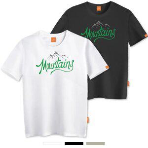 엘라모 검은고양이 반팔 티셔츠 남녀공용 빅사이즈 S~4XL