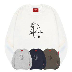 엘라모 3M 미스터베어 맨투맨 남녀공용 빅사이즈 S~4XL