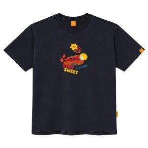 엘라모 핫도그왕자 반팔 티셔츠 남녀공용 빅사이즈 S~4XL