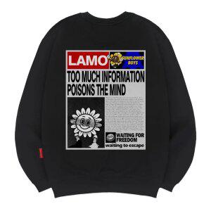 엘라모 3M 라모페이퍼 맨투맨 남녀공용 빅사이즈 S~4XL