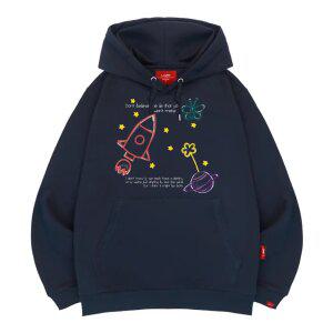 엘라모 3H 스페이스드림 후드티 남녀공용 빅사이즈 M~4XL