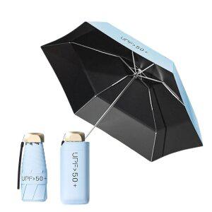 5단 접이식 휴대용 미니 양우산 자외선 차단 우산 양산 겸용