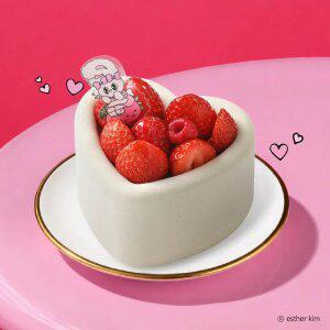 [파스쿠찌] 피치화이트하트무스(미니홀)