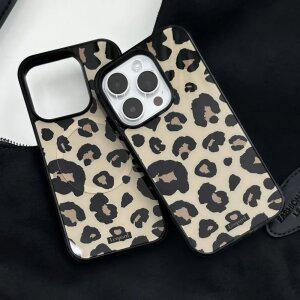 클래식 레오파드 케이스 갤럭시 S25 S24 S23 S22 울트라 엣지 아이폰 17 16 15 14 13