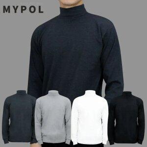 [마이폴] 면스판 목티 머슬핏 반폴라 남자목폴라 긴팔 폴라티 남녀공용