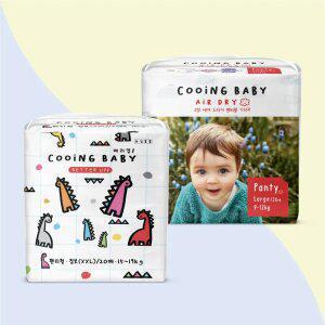 쿠잉 베러UP+에어드라이 기저귀 /4팩+4팩/ 쿠잉 베스트셀러 라인 추천