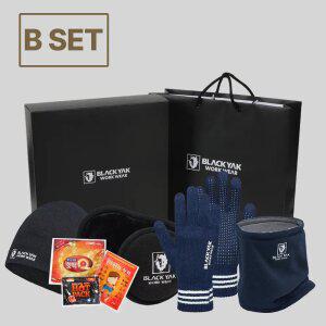 [블랙야크] 겨울 방한용품 비니 귀마개 장갑 넥워머 선물세트