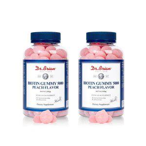 닥터브라이언 비오틴 5000 복숭아맛, 100구미, 2개