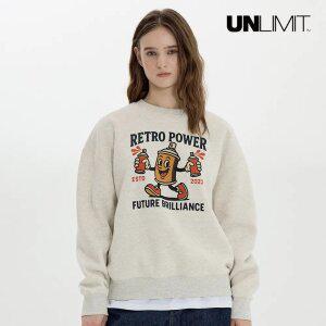 [택가 69,000원] 언리미트 Spray Crewneck (U25DTTS115) 남녀공용