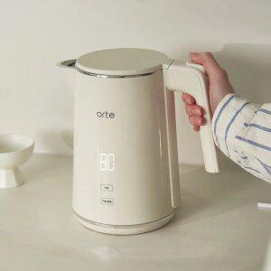 오르테 올스텐 스마트 전기포트 보온 분유 커피 온도조절 주전자 1L