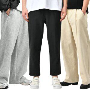 [28-42] 신상 남자 면바지/슬랙스/조거팬츠/밴딩/정장바지/스판/와이드/일자/카고/9부