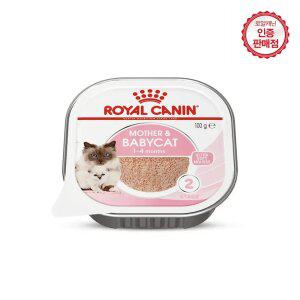 로얄캐닌 고양이사료 캣 베이비캔 무스 트레이 100g 24개 (1BOX)