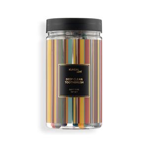 쿤달 딥 클린 탄력 항균 이중미세모 칫솔 부드러운모 16입, 1개