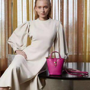 [한정수량] 글린다 토트백 솔리드 푸시아 핑크/최초가 238,000