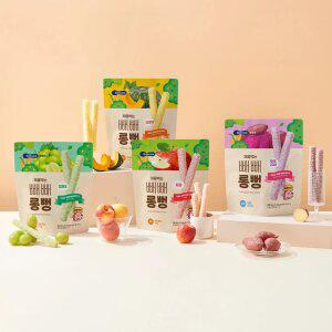 [베베쿡] 처음먹는 빼빼롱뻥 8봉(사과2+단호박2+자색고구마2+청포도2)