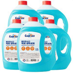 크린톡 베이킹소다 액체세제 2.5L 5개 중성 세탁세제