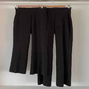 MADE 사방스판 세미부츠컷 하이 밴딩 슬랙스 (+숏/롱ver)