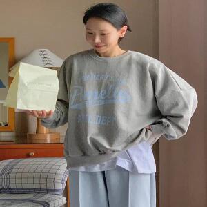 아일렌 오버핏 라운드넥 맨투맨 (3 color)