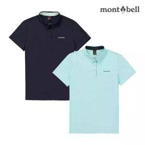 몽벨 여성 메쉬 카라 반팔 티셔츠