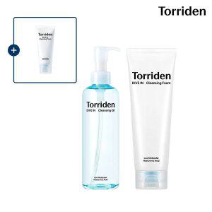 [SET] 토리든 다이브인 저분자 히알루론산 클렌징 오일 200ml + 클렌징 폼 150ml (+다