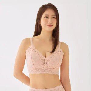 [컴포트랩] 플로럴 홑겹 브라렛 단품