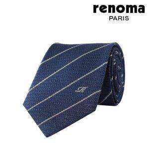 레노마 스트라이프 네이비 남성 수동넥타이 VZRTR0065NY