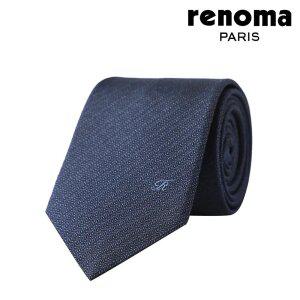 레노마 트렌디 헤링본 네이비 남자 수동넥타이 VZRTR0062NY