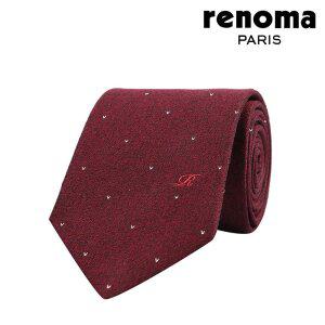 레노마 모던 올오버 와인 남자 수동넥타이 VZRTR0002WN