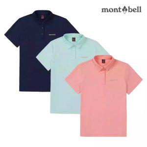 몽벨 여성 기본 카라 반팔 티셔츠