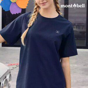 몽벨 여성 시어서커 반팔 티셔츠