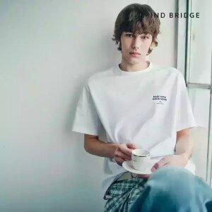 (택가 59,900원)마인드브릿지 [콜린스]수피마_백포인트세미오버티셔츠_3컬러