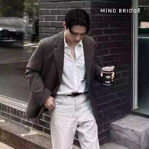 (택가 199,000원)마인드브릿지 헤링본오버핏자켓_BR