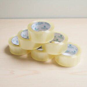 메디케이알 박스테이프 투명 황색 40m 80m 포장용 택배 OPP