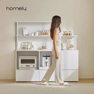 [3월 5% 신학기특별가] 홈리 심플리 E0 큐커 광파오븐 렌지대 오픈형 600 (선반/수납)