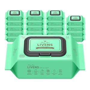 [리벤스] 스페셜 민트 저자극 물티슈 100매 20팩