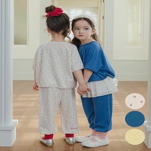 [해피버스]데일리와플셋업 루즈핏(25SS)