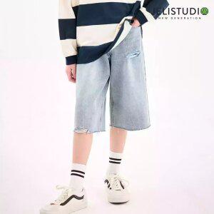 6부데님하프팬츠