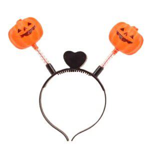 J2K 할로윈 호박 머리띠 불빛 장식 파티 이벤트