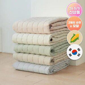 세레니티 앞면 고밀도면 뒷면 텐셀모달100% 구름촉감 누빔패드 5컬러  SS/Q/K