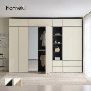 [3월 미리신학기 5% 핫한특별가] 홈리 베일리 빅수납 E0 터치 시스템 모듈 행거 옷장