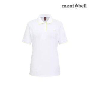 몽벨 여성 배색 카라 반팔 티셔츠