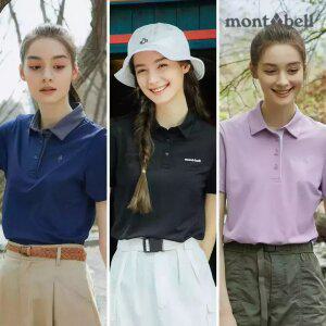 몽벨 여성 카라 반팔 티셔츠