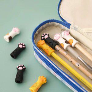 [8개입] 연필심 보호캡 뚜껑 마개 펜슬홀더 필통 오염방지 신학기 문구 세트 초등학생