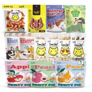 유통기한 임박 강아지 간식 가수분해 저알러지 덴탈껌 동결건조 트릿 져키 우유껌 모음