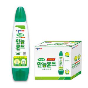 60g 만능 목공풀 접착 본드 12p 세트 좁은면 넓은면 양면 접착제
