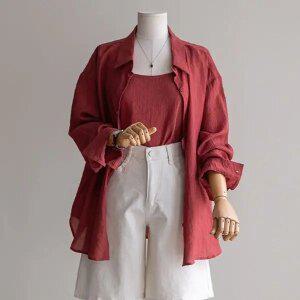 (안나앤플러스) A. 제이미 셔츠 세트[세트D0227I15] 빅사이즈