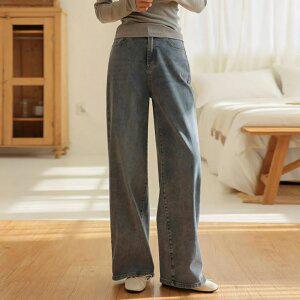 텐션굿 시크릿밴딩 와이드진(숏/기본/롱)