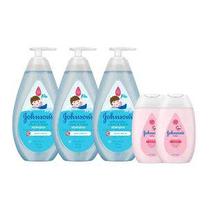존슨즈 키즈 액티브 프레시 샴푸 500ml, 3개 + 증정( 핑크로션 100ml, 2개)