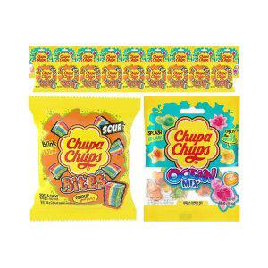 농심 츄파춥스 사워바이츠 60g, 10입, 1개 + 오션믹스 젤리 60g, 10입, 1개